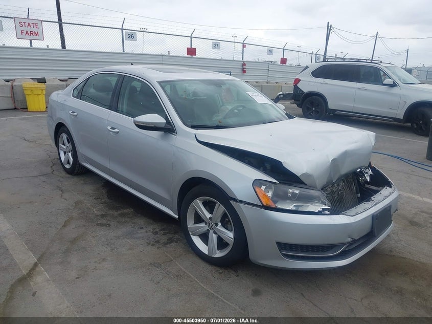 2012 VOLKSWAGEN PASSAT 2.5L SE | 1VWBP7A36CC051458 | UPCARS