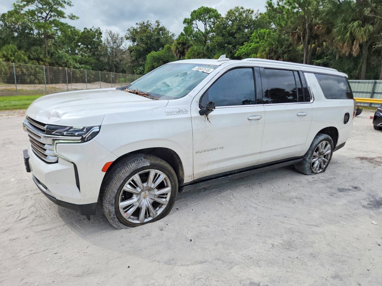 2021 CHEVROLET SUBURBAN K1500 HIGH COUNTRY | 1GNSKGKL9MR209264 | UPCARS
