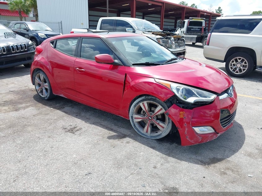 2012 HYUNDAI VELOSTER BASE W/RED/BLACK | KMHTC6AD5CU077934 | UPCARS