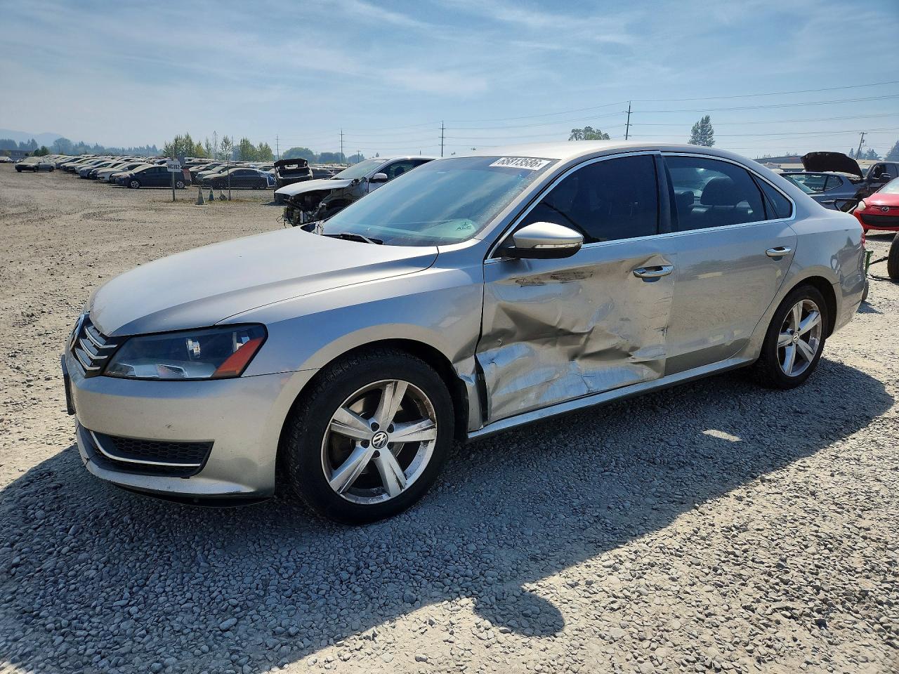2012 VOLKSWAGEN PASSAT SE | 1VWBP7A32CC002774 | UPCARS
