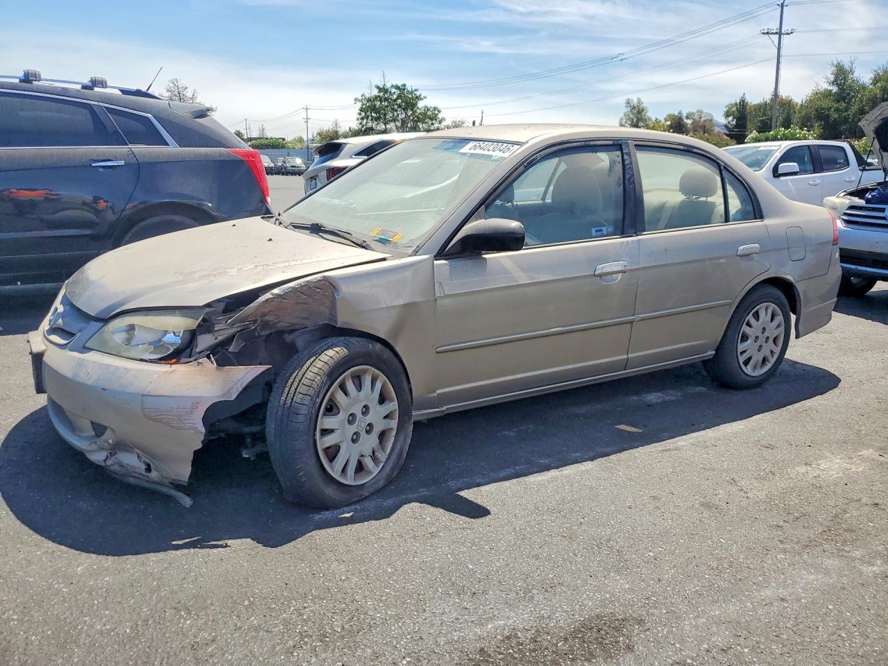 2005 HONDA CIVIC LX | 2HGES16655H545617 | UPCARS