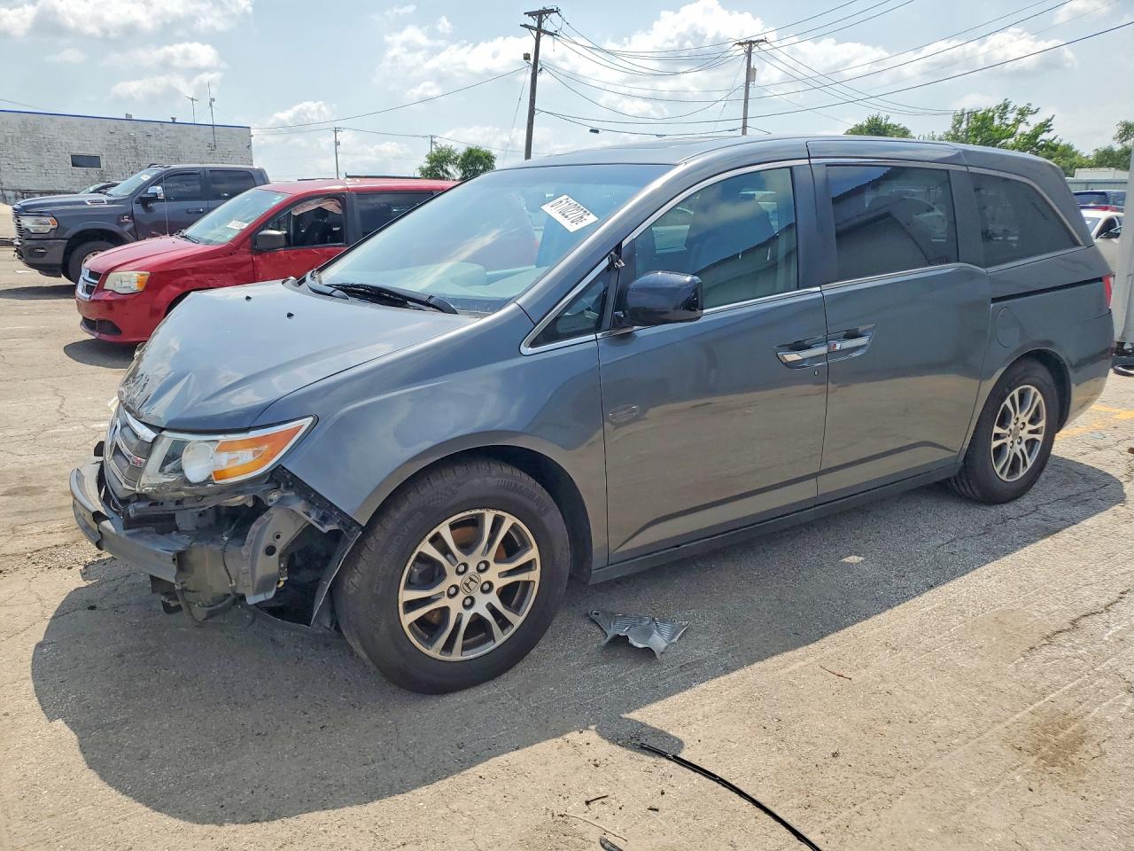 2013 HONDA ODYSSEY EXL | 5FNRL5H64DB022207 | UPCARS