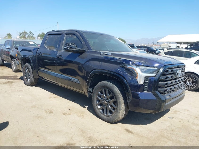 2025 TOYOTA TUNDRA HYBRID PLATINUM HYBRID CREWMAX 5.5' BED | 5TFNC5DB5SX100689 | UPCARS