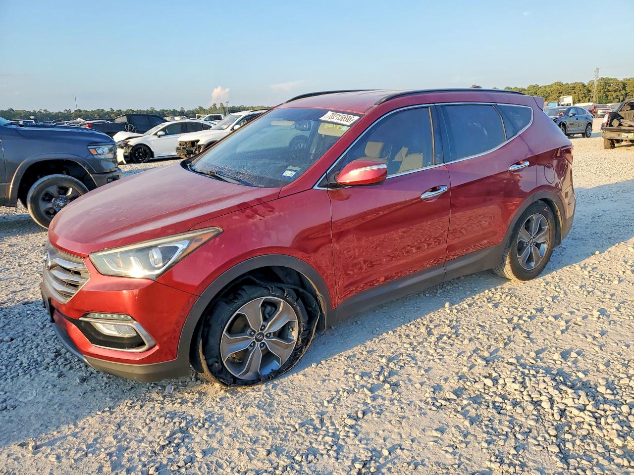 2017 HYUNDAI SANTA FE 2.0T | 5XYZU4LA8HG420487 | UPCARS