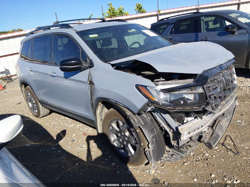 2022 HONDA PASSPORT AWD TRAILSPORT | 5FNYF8H6XNB025490 | UPCARS