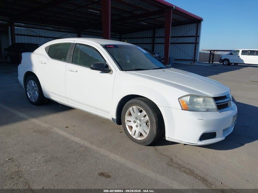 2013 DODGE AVENGER SE | 1C3CDZAB3DN742492 | UPCARS