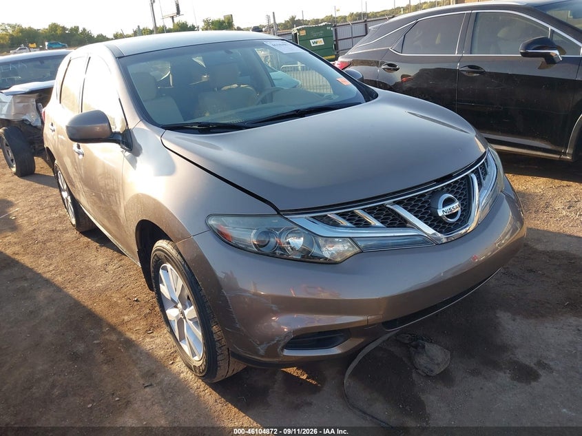 2012 NISSAN MURANO S | JN8AZ1MU6CW101871 | UPCARS