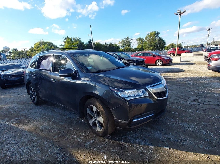 2016 ACURA MDX ACURAWATCH PLUS PACKAGE | 5FRYD4H20GB026659 | UPCARS