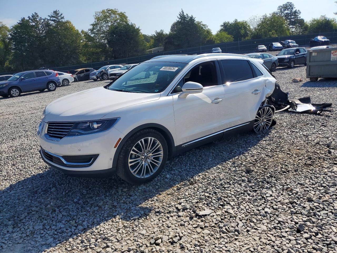 2017 LINCOLN MKX RESERVE | 2LMPJ6LRXHBL38539 | UPCARS