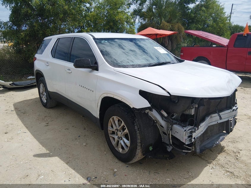 2020 CHEVROLET TRAVERSE FWD LS | 1GNERFKW5LJ239565 | UPCARS