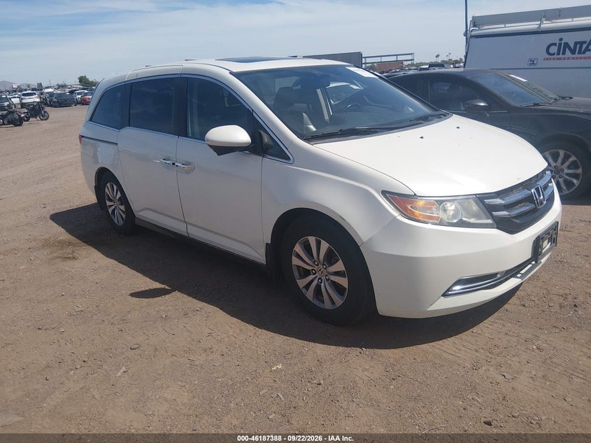 2014 HONDA ODYSSEY EX-L | 5FNRL5H67EB014619 | UPCARS