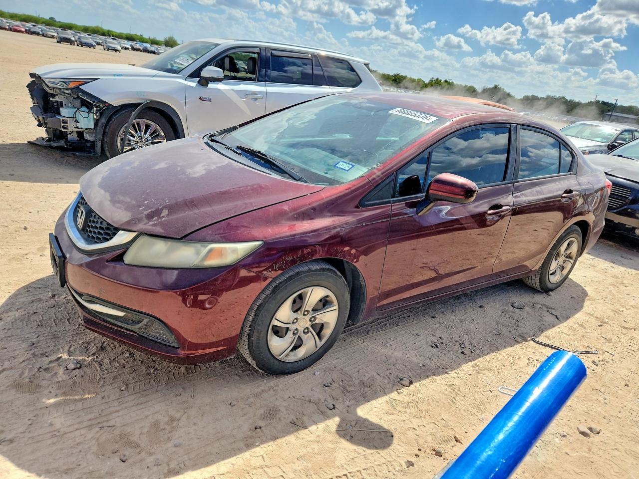 2014 HONDA CIVIC LX | 19XFB2F56EE057126 | UPCARS