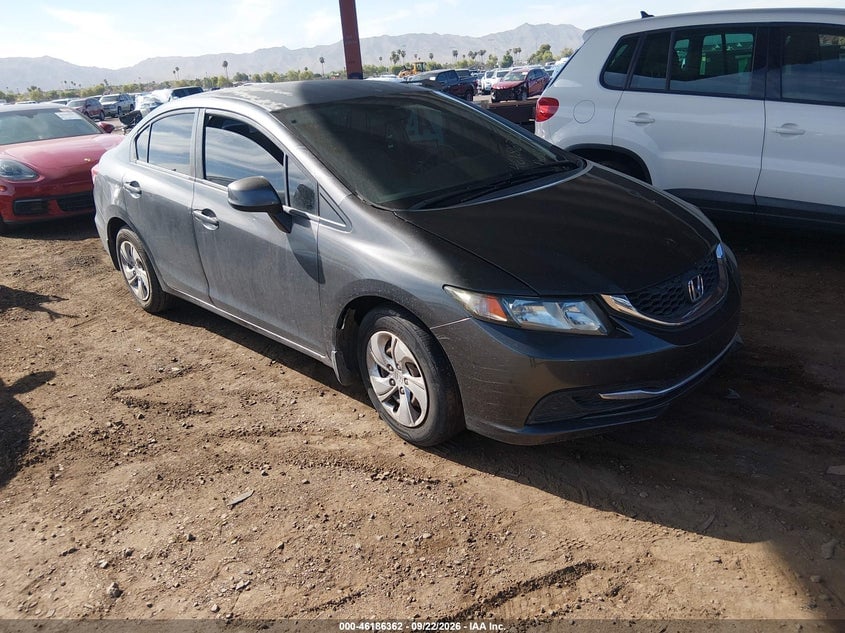 2013 HONDA CIVIC LX | 2HGFB2F58DH574397 | UPCARS