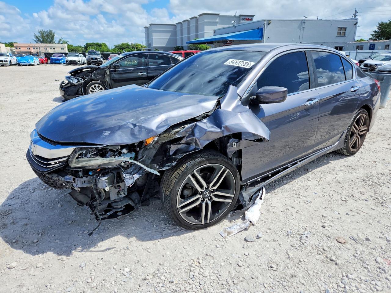 2017 HONDA ACCORD SPORT | 1HGCR2F59HA077345 | UPCARS