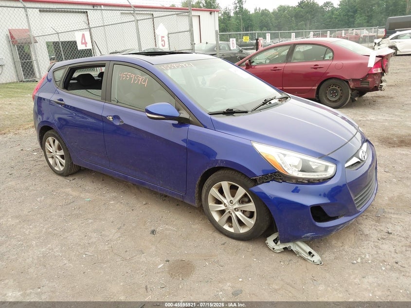 2014 HYUNDAI ACCENT SE | KMHCU5AE1EU186927 | UPCARS