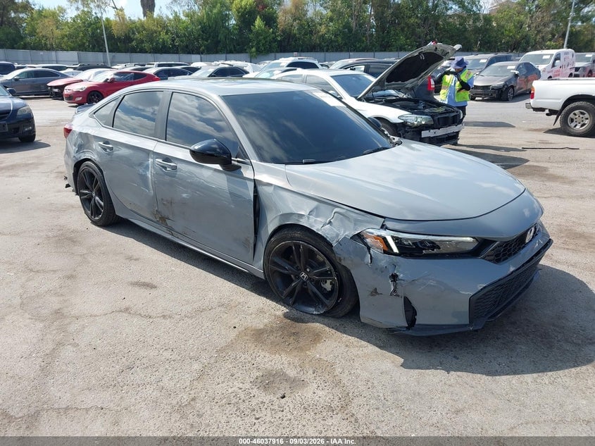 2025 HONDA CIVIC SI BASE W/HIGH PERFORMANCE SUMMER TIRES/ | 2HGFE1E50SH475489 | UPCARS
