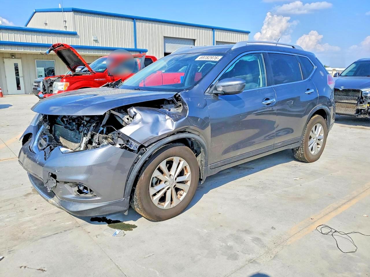 2016 NISSAN ROGUE SV | KNMAT2MT9GP677822 | UPCARS
