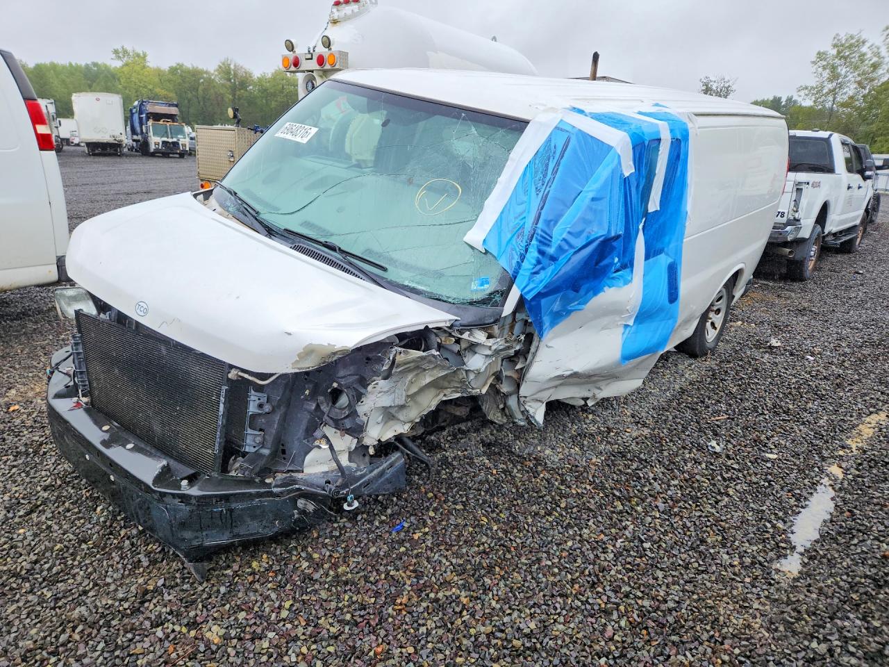 2013 CHEVROLET EXPRESS 15 - DELIVERY VAN | 1GCSGAFX4D1111052 | UPCARS