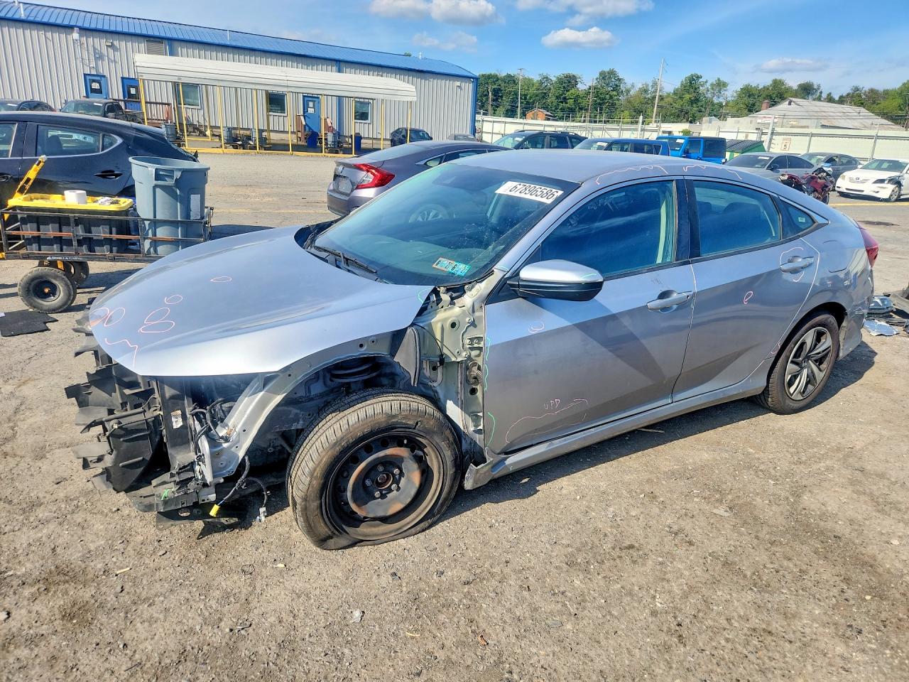 2020 HONDA CIVIC LX | 2HGFC2F67LH558177 | UPCARS