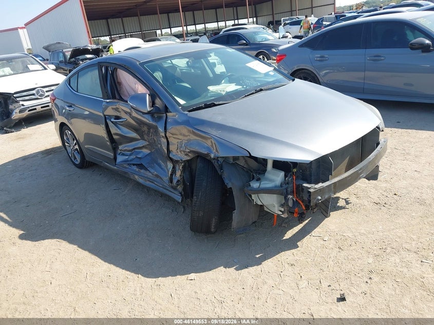2017 HYUNDAI ELANTRA LIMITED | KMHD84LF4HU283357 | UPCARS