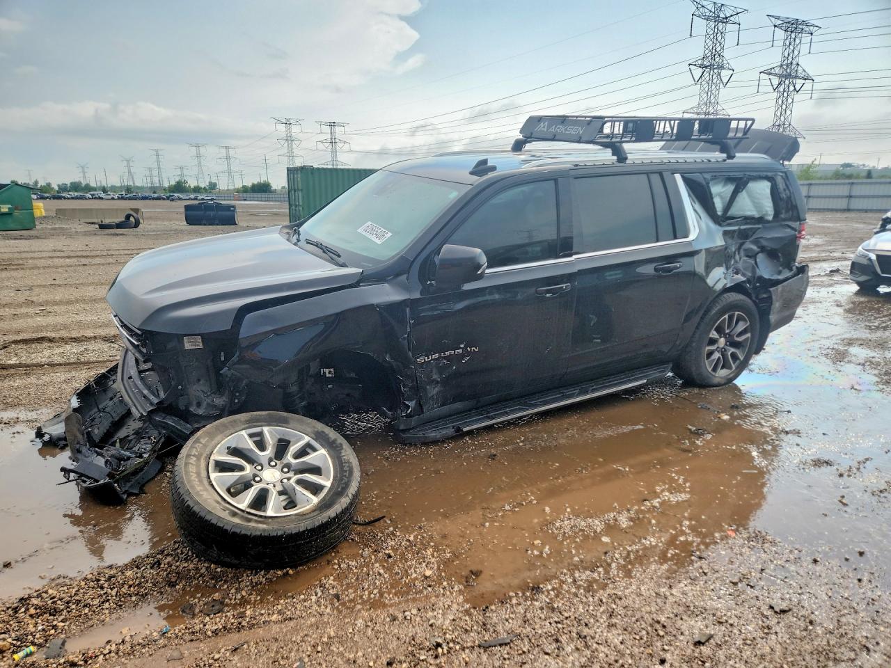 2022 CHEVROLET SUBURBAN K1500 LT | 1GNSKCKD1NR325142 | UPCARS