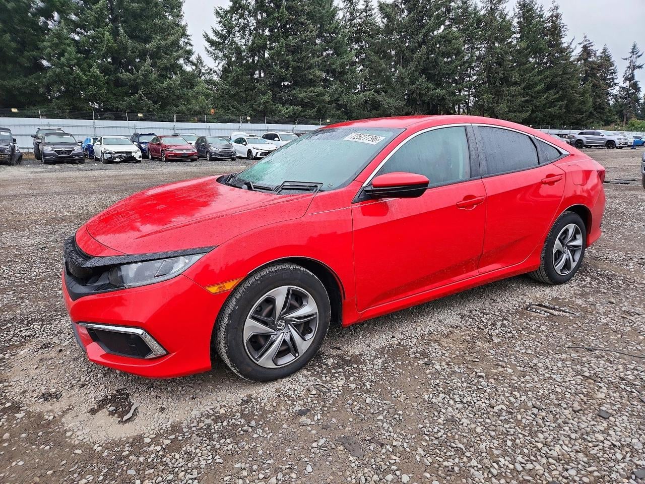 2019 HONDA CIVIC LX | 2HGFC2F69KH514907 | UPCARS