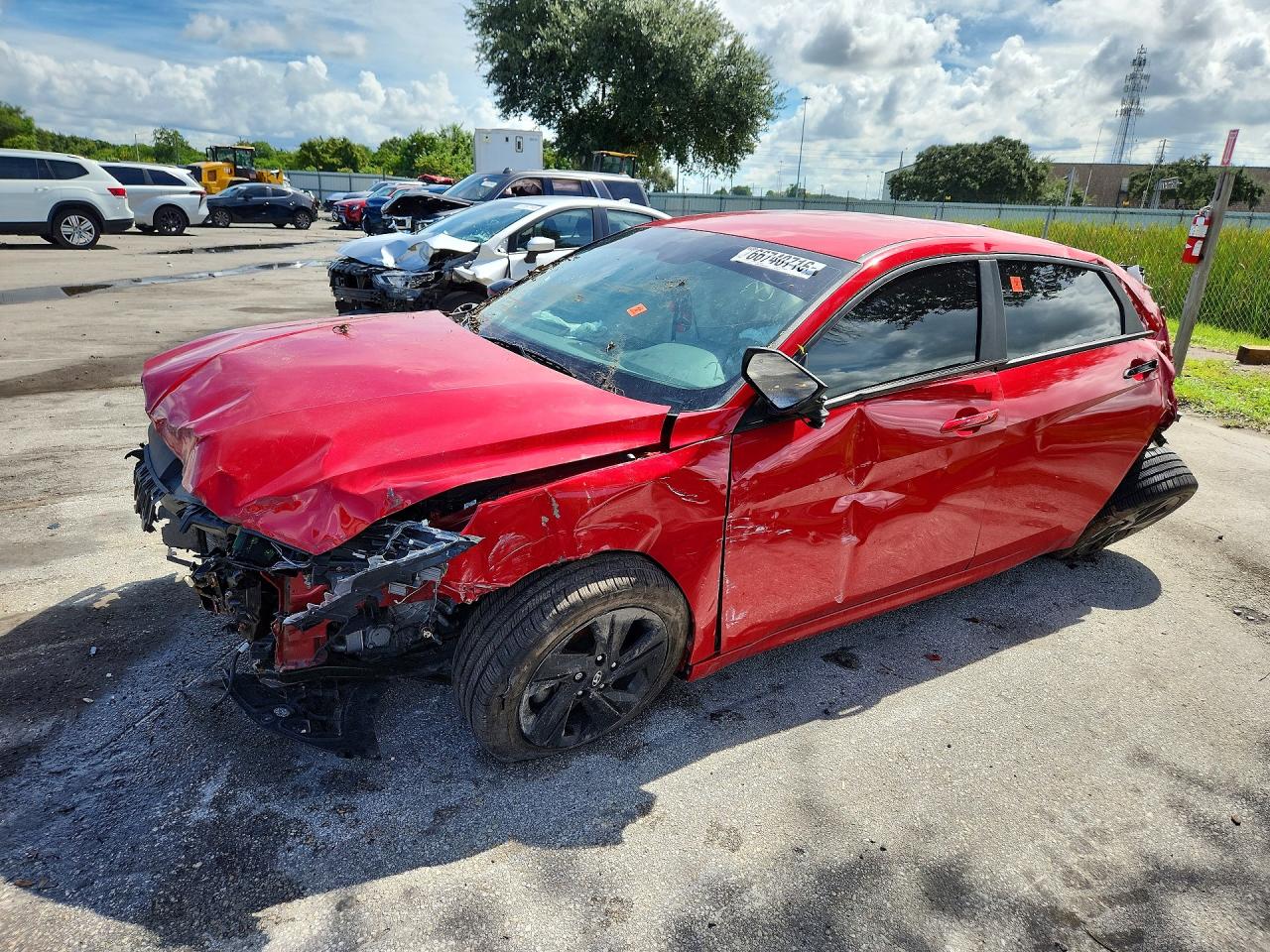 2021 HYUNDAI ELANTRA SEL | 5NPLM4AGXMH020379 | UPCARS