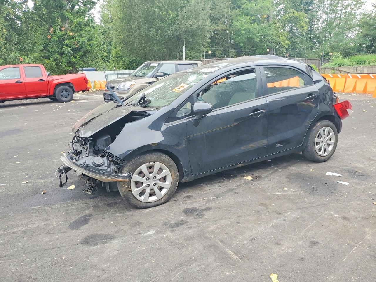 2014 KIA RIO LX | KNADM5A33E6358481 | UPCARS