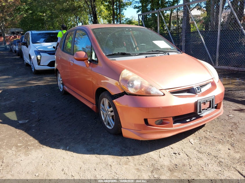 2007 HONDA FIT S | JHMGD37697S003250 | UPCARS