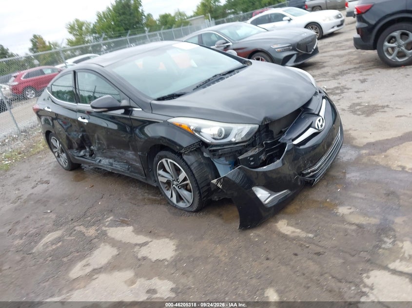 2016 HYUNDAI ELANTRA LIMITED | KMHDH4AE5GU515585 | UPCARS