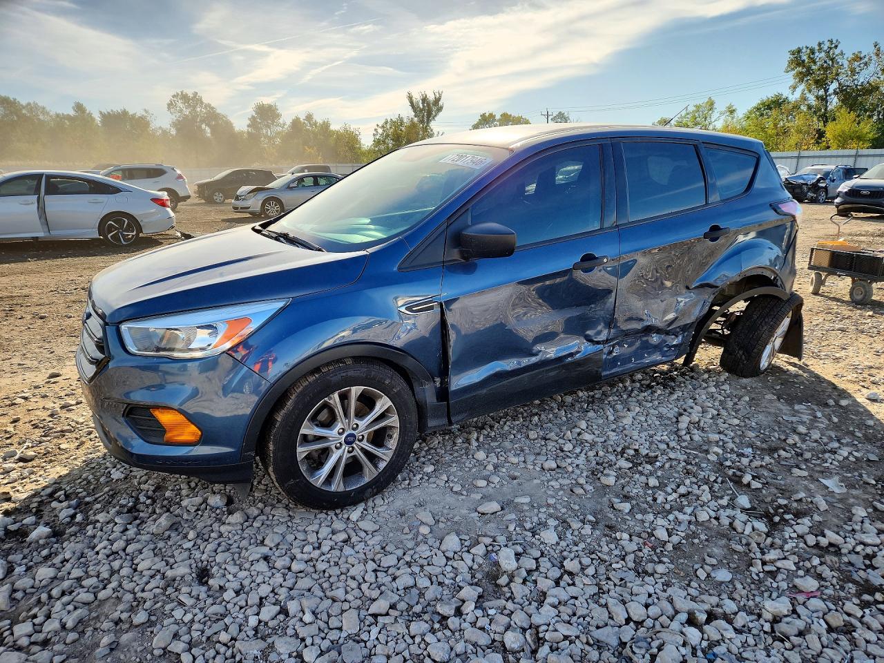 2018 FORD ESCAPE S | 1FMCU0F7XJUA49878 | UPCARS