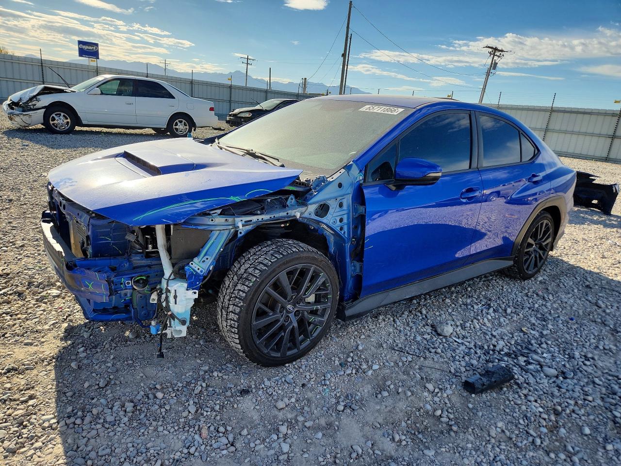 2022 SUBARU WRX LIMITED | JF1VBAN67N8007318 | UPCARS