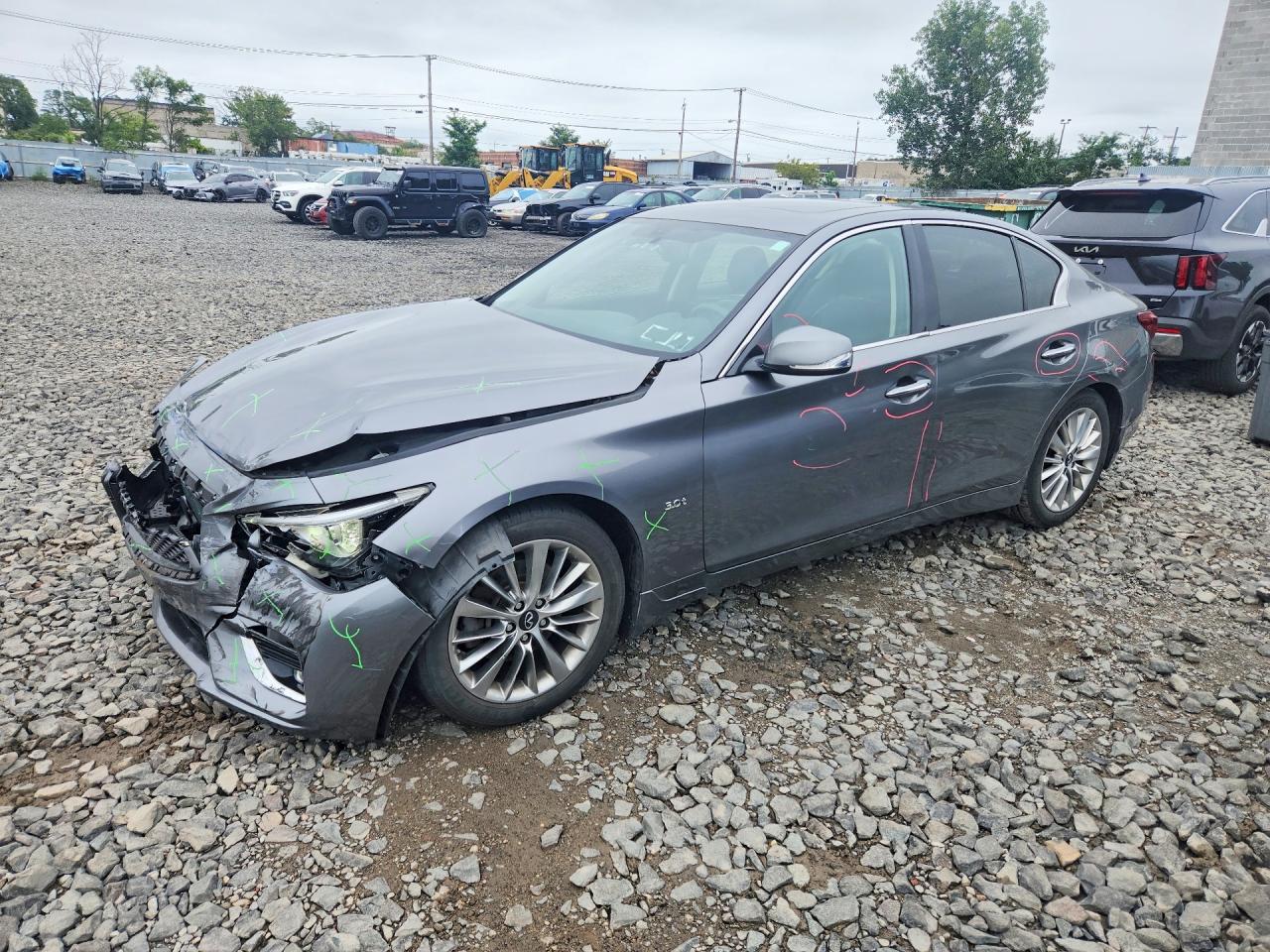 2019 INFINITI Q50 3.0T LUXE | JN1EV7AR4KM591638 | UPCARS