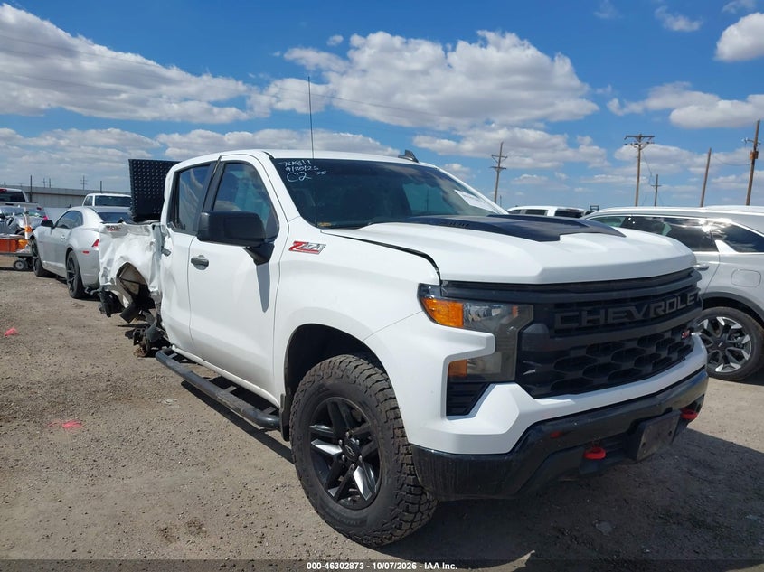 2022 CHEVROLET SILVERADO 1500 4WD  SHORT BED CUSTOM TRAIL BOSS | 3GCUDCET5NG573523 | UPCARS