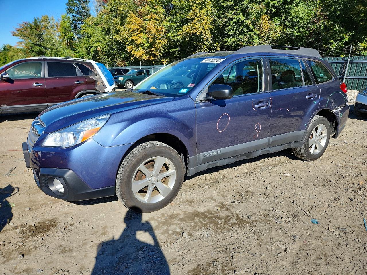 2014 SUBARU OUTBACK 2.5I | 4S4BRBAC2E3229851 | UPCARS