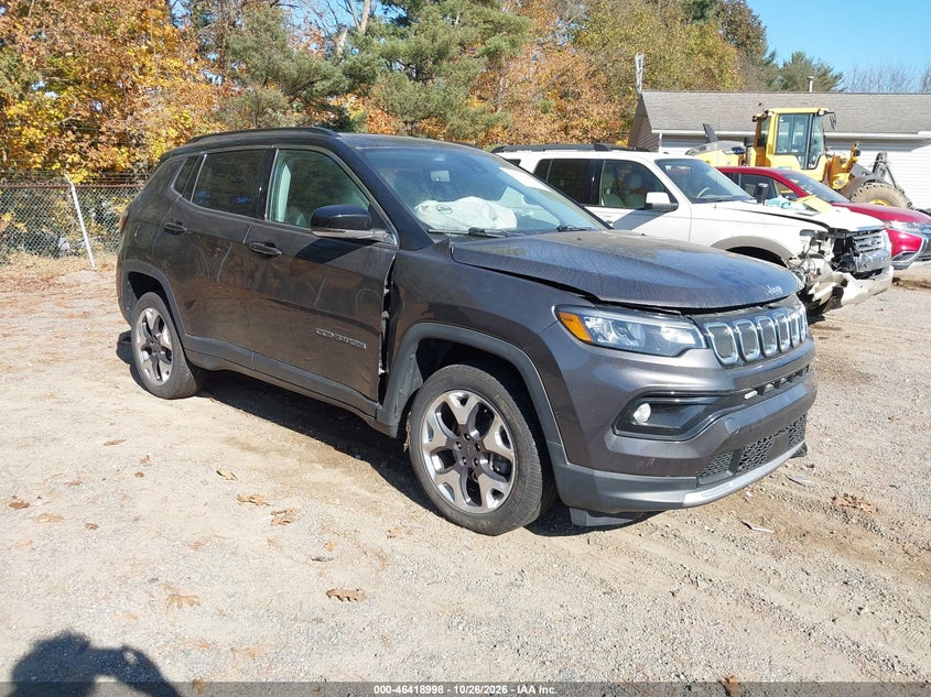 2022 JEEP COMPASS LIMITED 4X4 | 3C4NJDCB3NT127312 | UPCARS