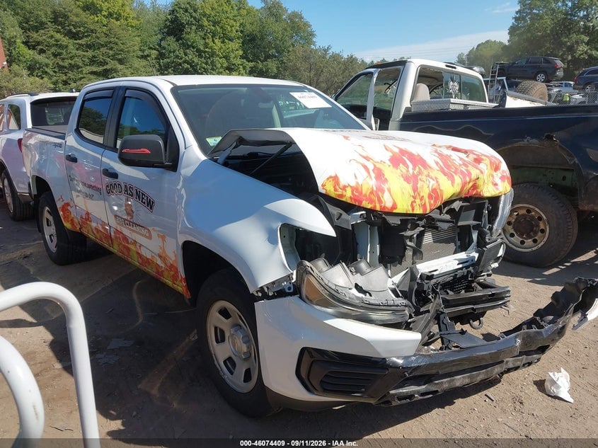 2021 CHEVROLET COLORADO 4WD  SHORT BOX WT | 1GCGTBEN7M1193155 | UPCARS