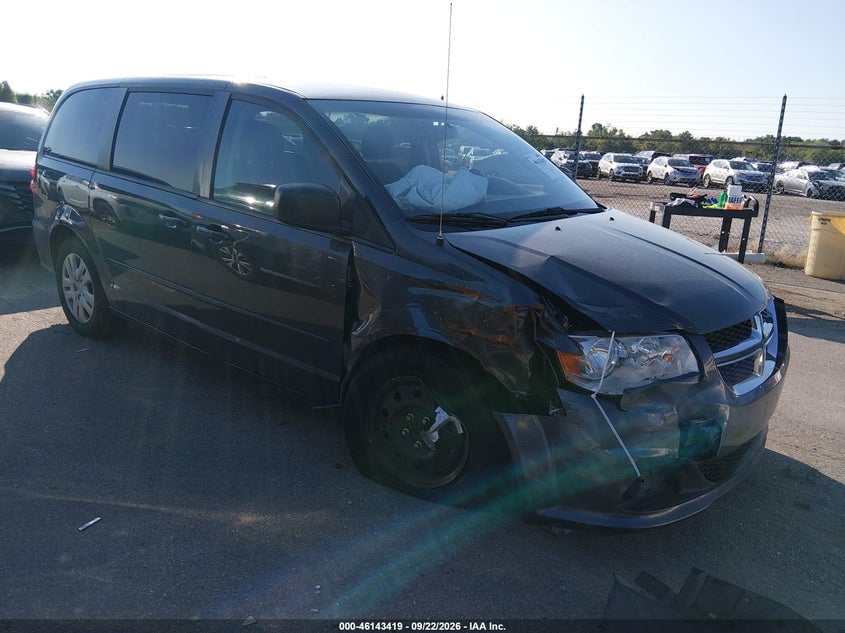 2017 DODGE GRAND CARAVAN SE | 2C4RDGBG3HR701356 | UPCARS