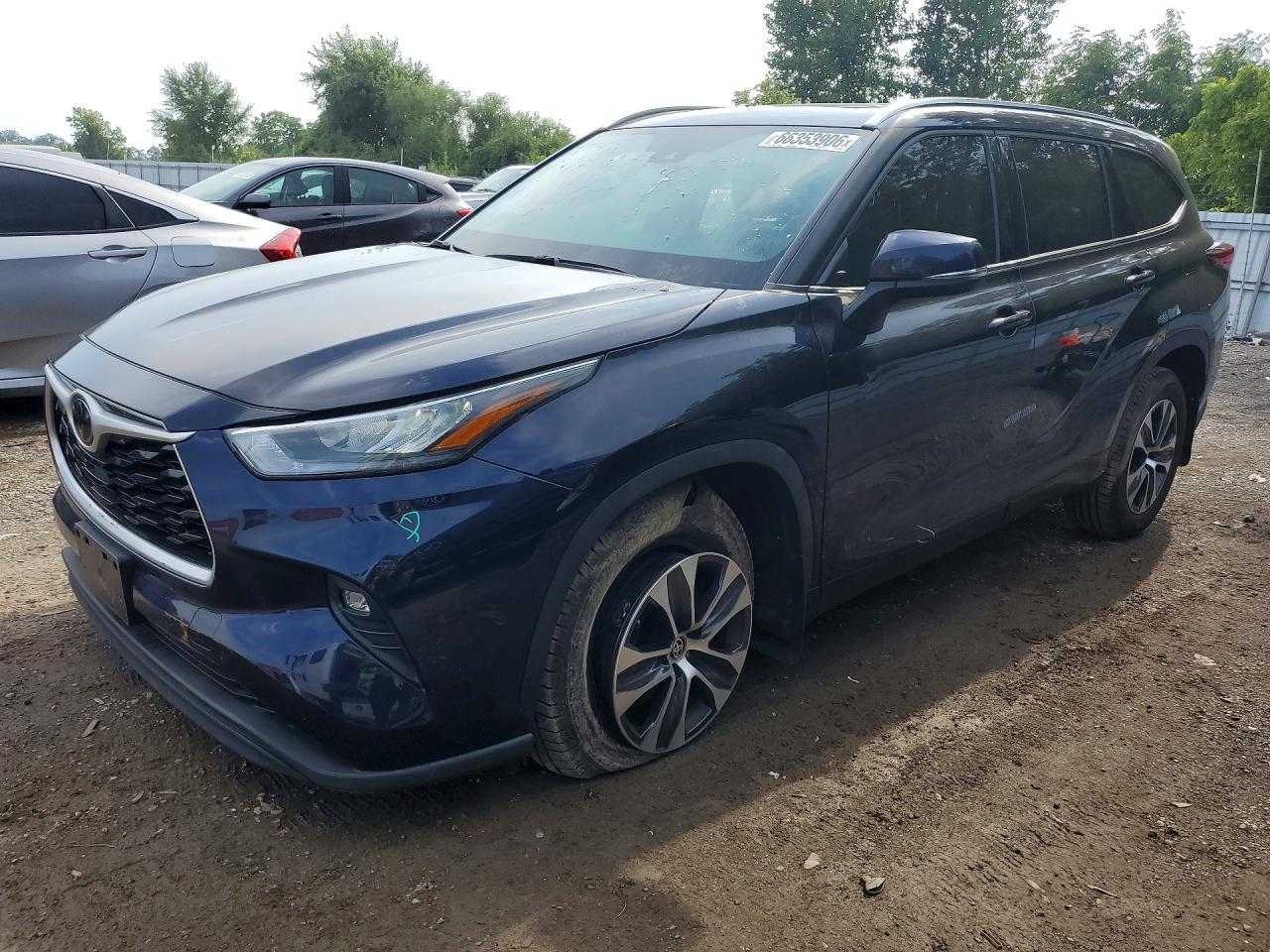 2020 TOYOTA HIGHLANDER XLE | 5TDGZRBH4LS515936 | UPCARS