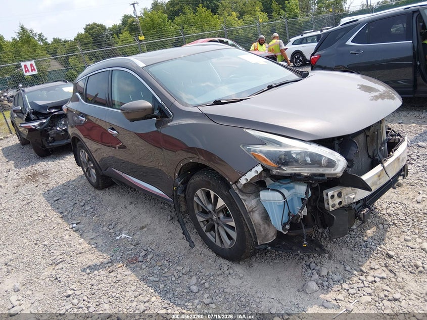 2018 NISSAN MURANO SL | 5N1AZ2MH6JN181708 | UPCARS