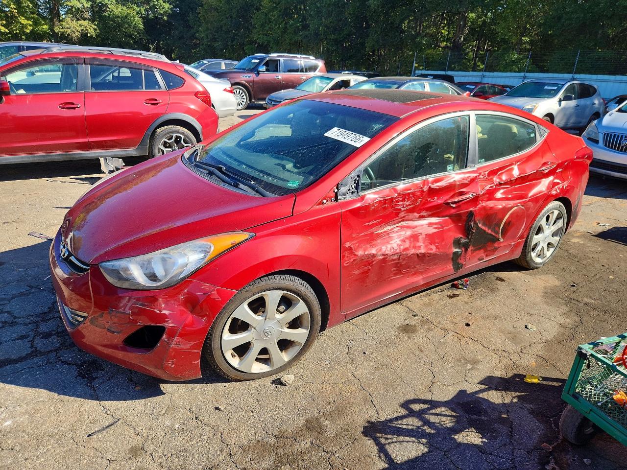 2011 HYUNDAI ELANTRA LIMITED | KMHDH4AE0BU162004 | UPCARS