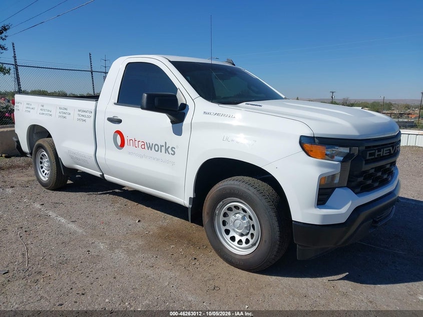 2026 CHEVROLET SILVERADO 1500 2WD  LONG BED WT/2WD  STANDARD BED WT | 1GCNAAEK5TG267833 | UPCARS