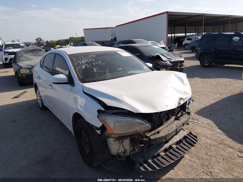 2014 NISSAN SENTRA S | 3N1AB7APXEL634402 | UPCARS