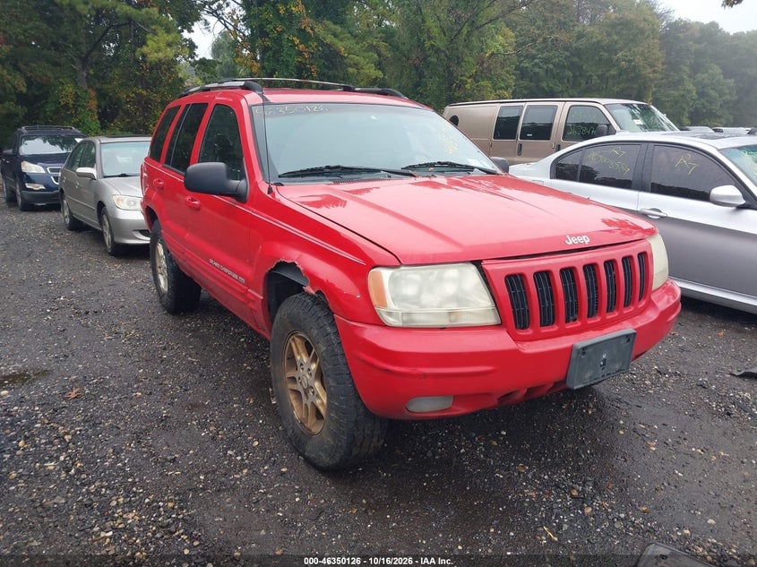 1999 JEEP GRAND CHEROKEE LIMITED | 1J4GW68N4XC661758 | UPCARS