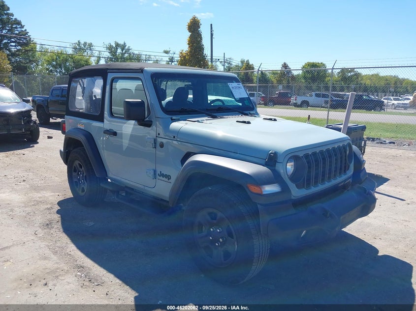 2024 JEEP WRANGLER 2-DOOR SPORT 4X4 | 1C4PJXAG2RW342821 | UPCARS
