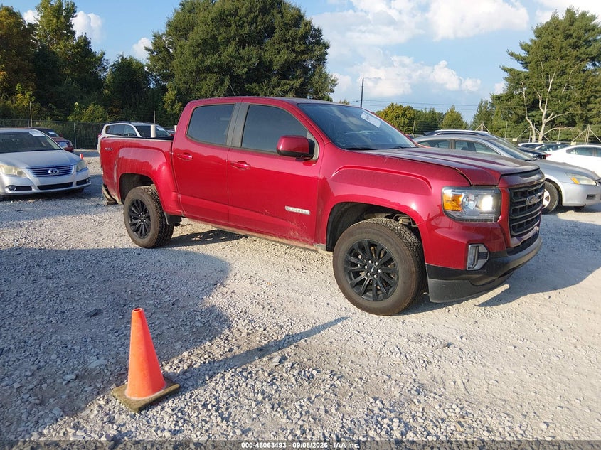 2021 GMC CANYON 4WD  SHORT BOX ELEVATION | 1GTG6CENXM1110752 | UPCARS