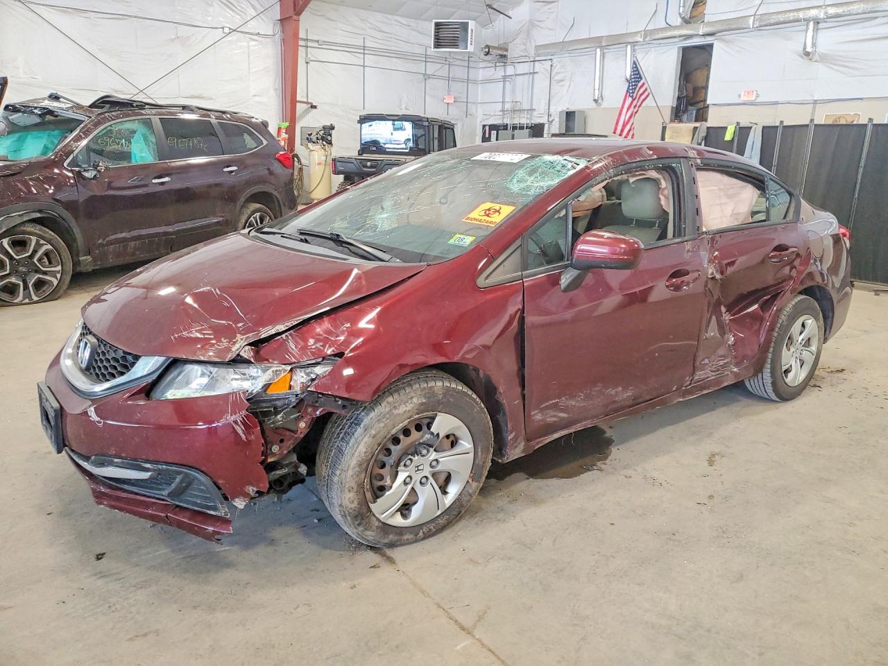 2015 HONDA CIVIC LX | 19XFB2F56FE229060 | UPCARS