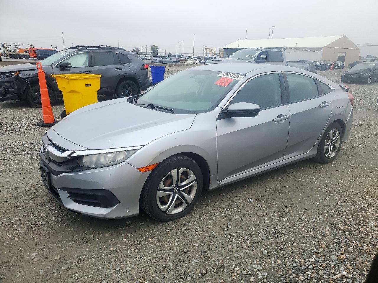 2017 HONDA CIVIC LX | 19XFC2F54HE025020 | UPCARS