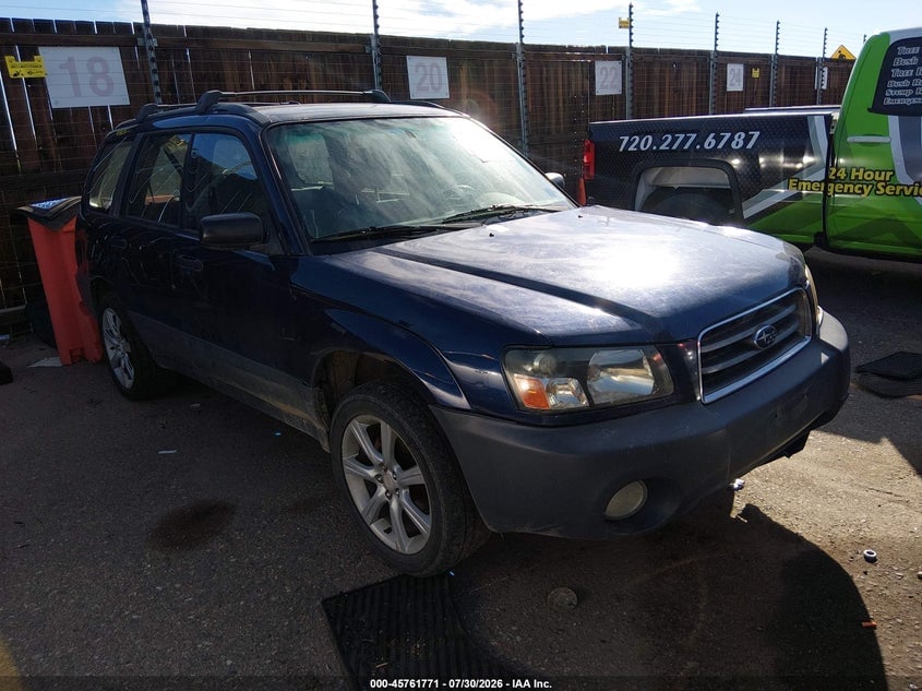 2005 SUBARU FORESTER 2.5X | JF1SG63675G753259 | UPCARS