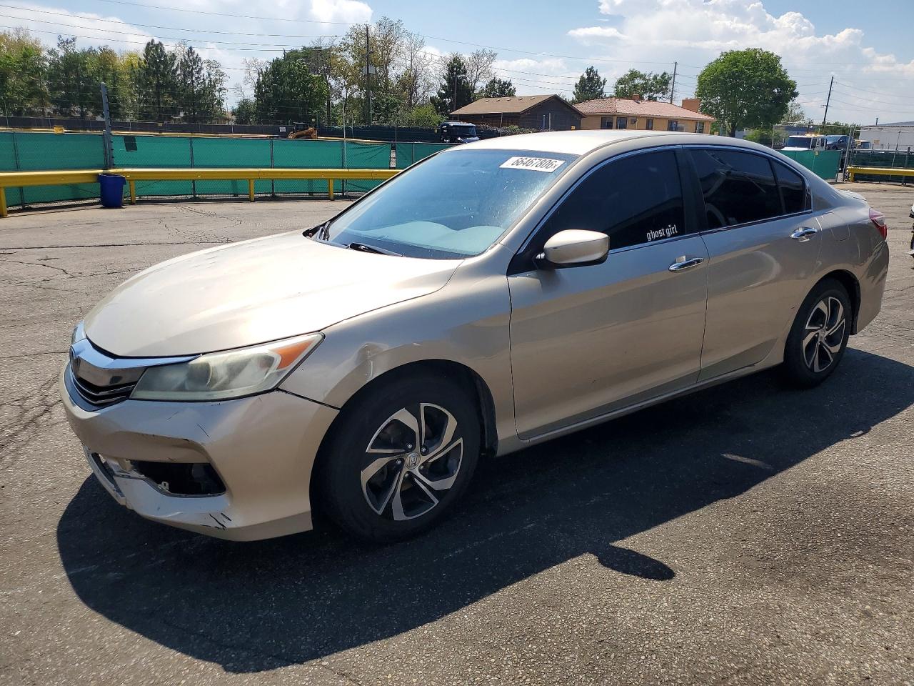 2016 HONDA ACCORD LX | 1HGCR2F39GA062678 | UPCARS